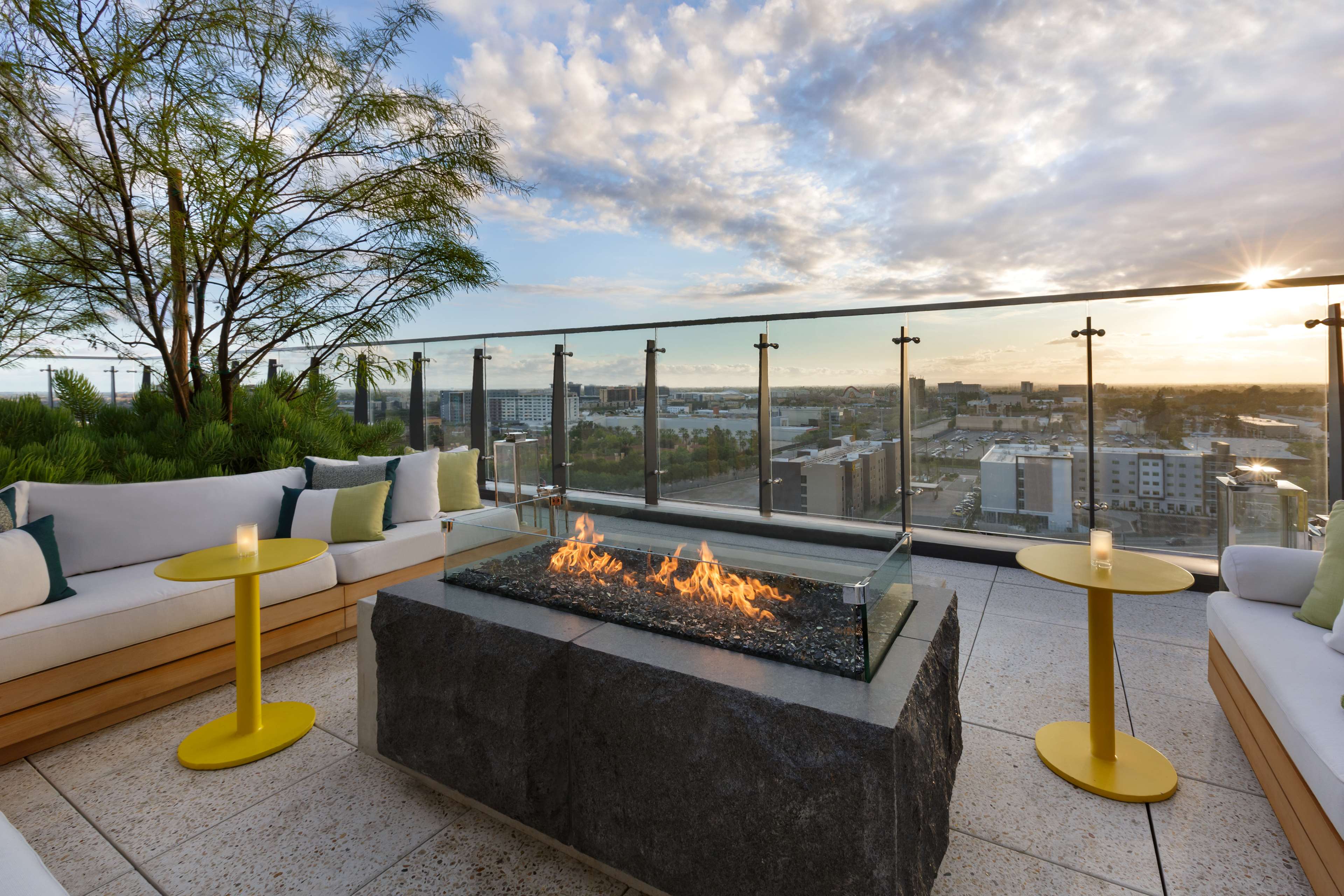 Rooftop Terrace with Firepit