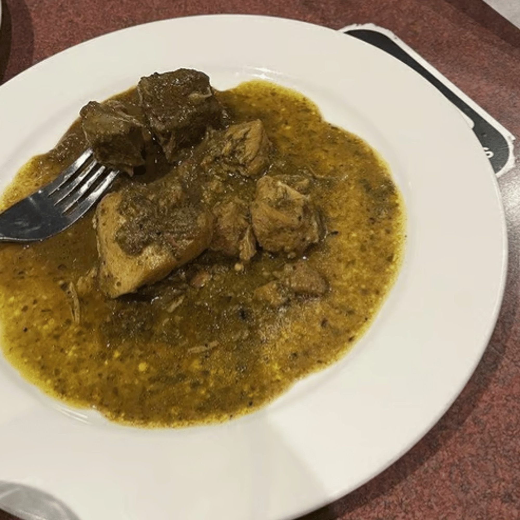 Curry Chicken Side
