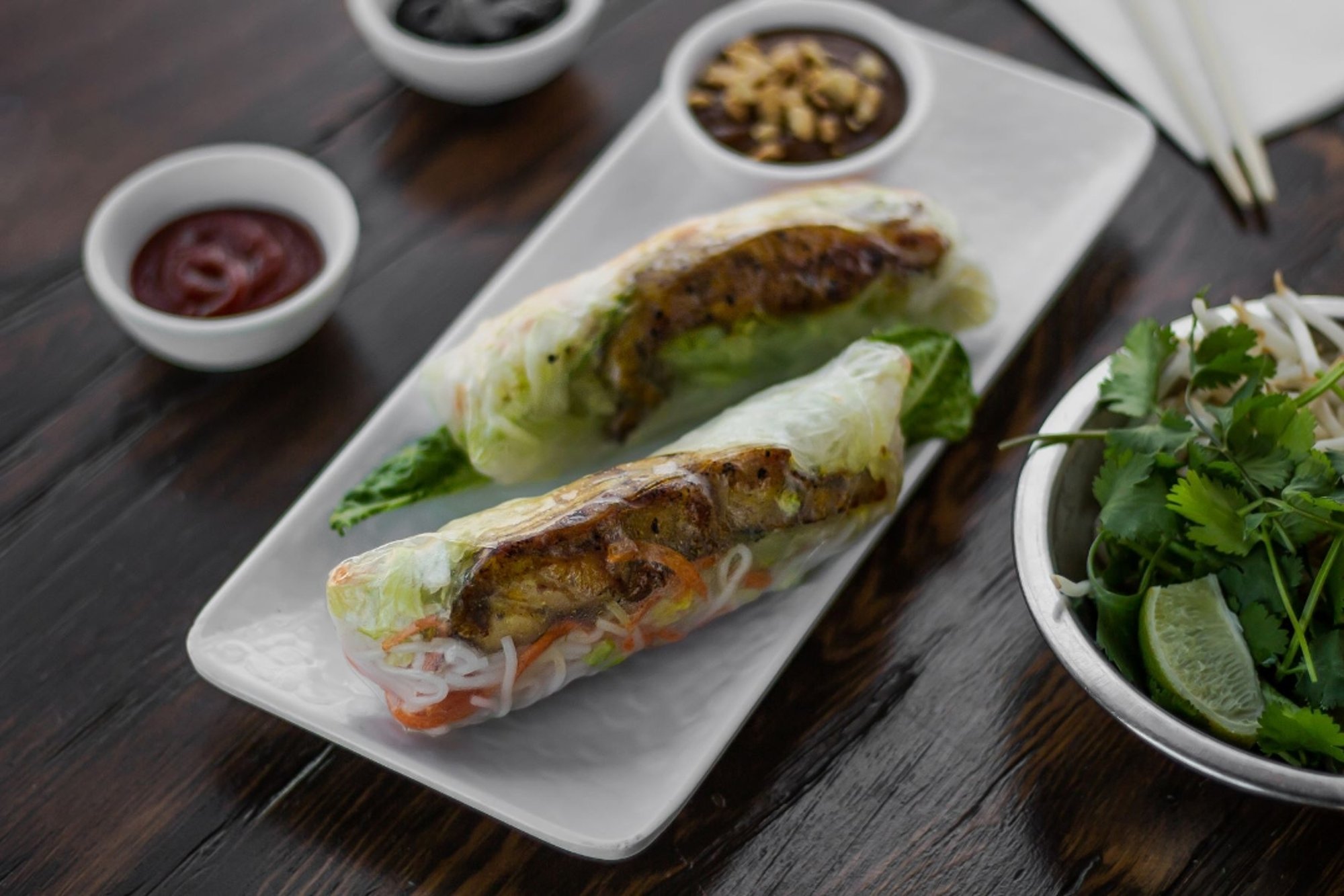218 Chicken Spring Rolls