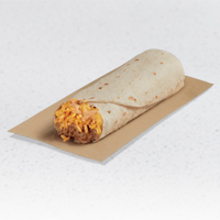 Cheesy Bean And Rice Burrito