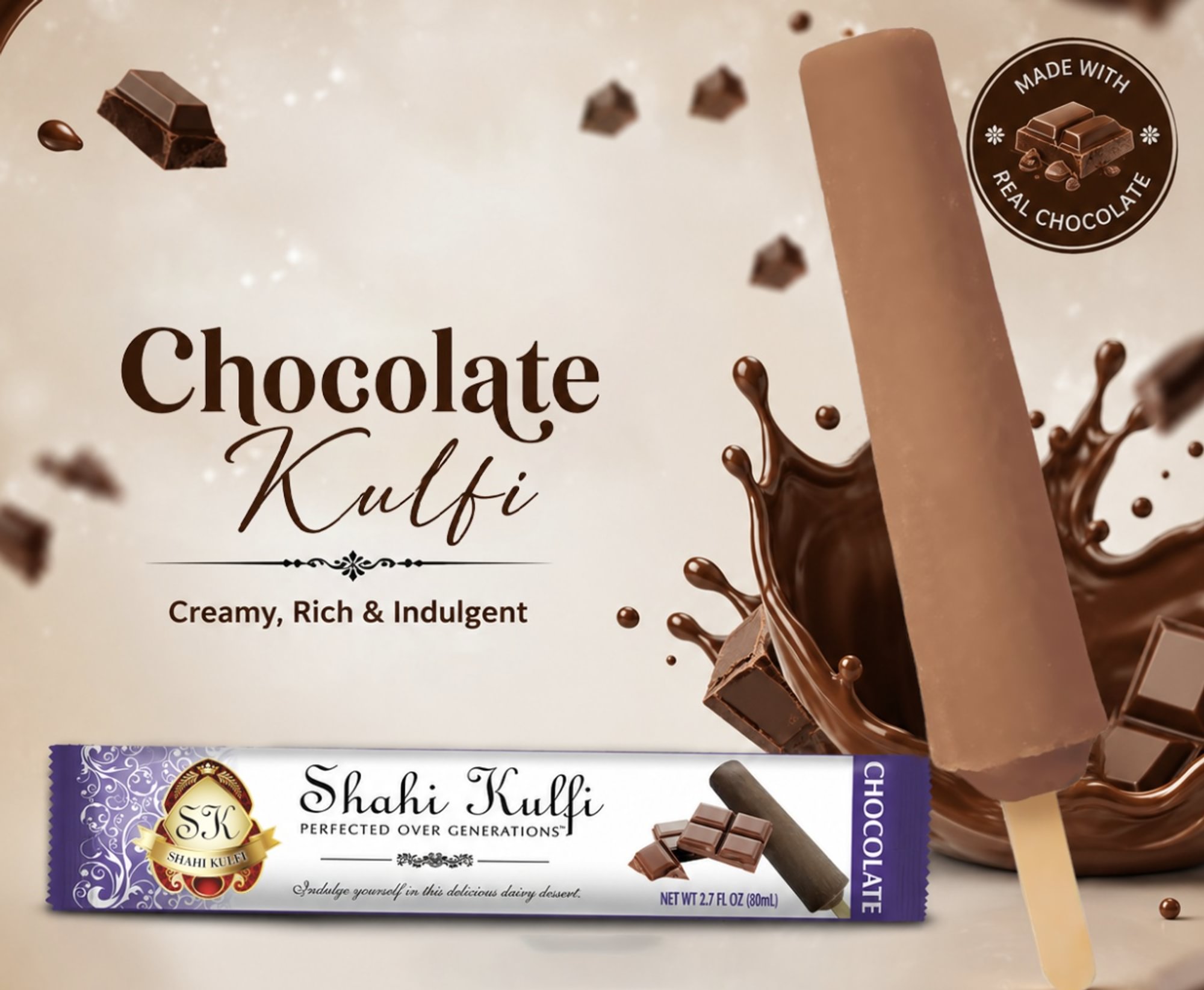 Shahi Chocolate Kulfi