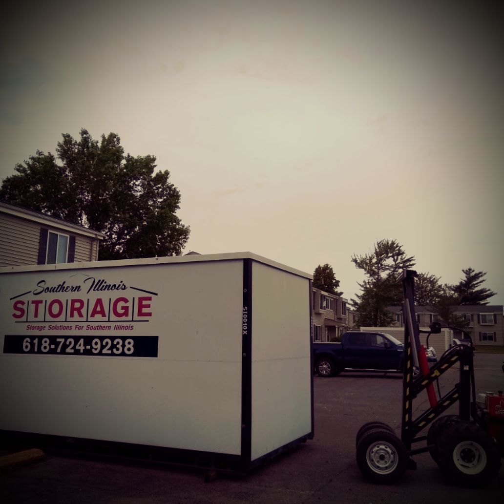 Portable Storage Containers delivered to your home or business. Perfect storage solution for your projects. Call or text 618-724-9238 for a quote.