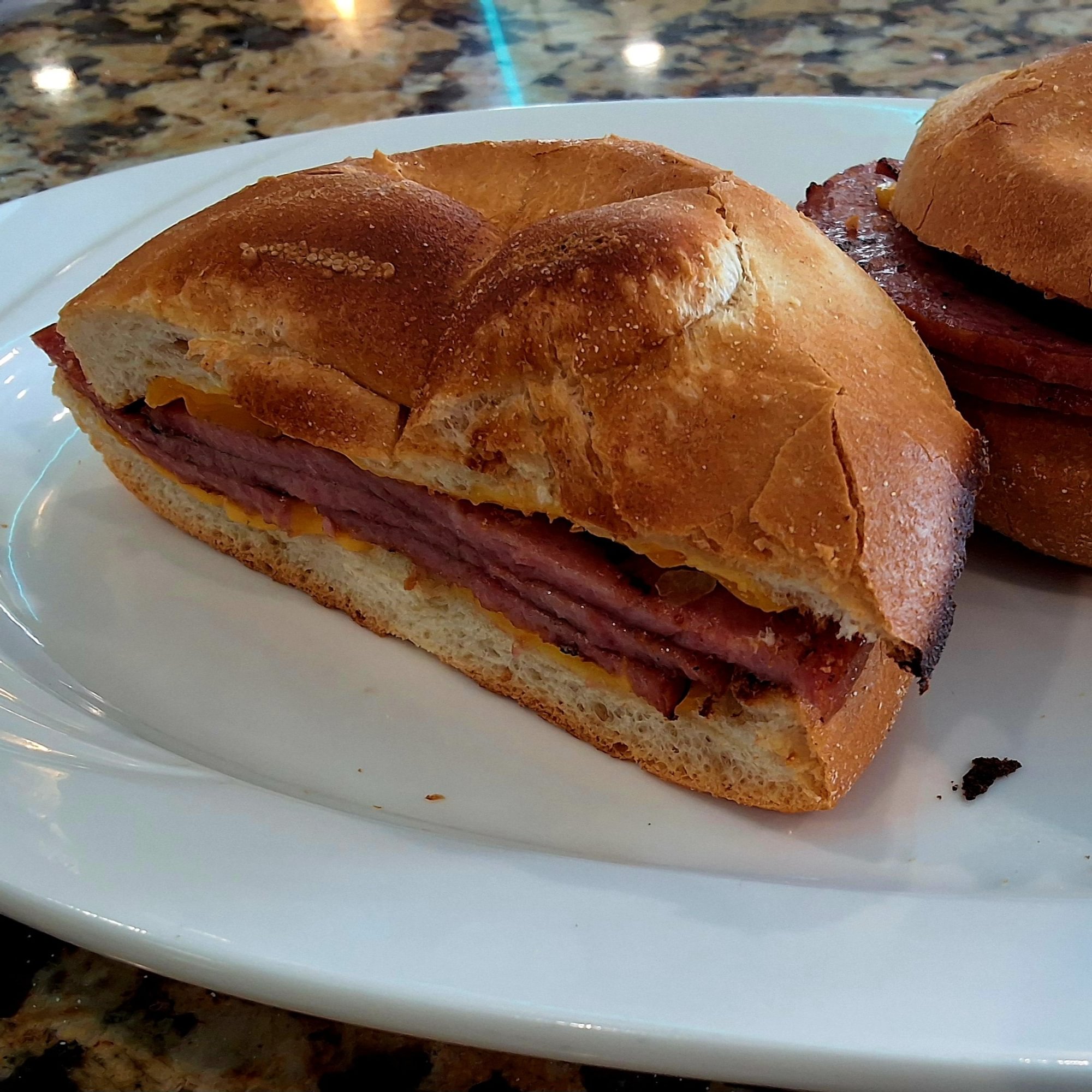 Taylor Ham & Cheese Sandwich