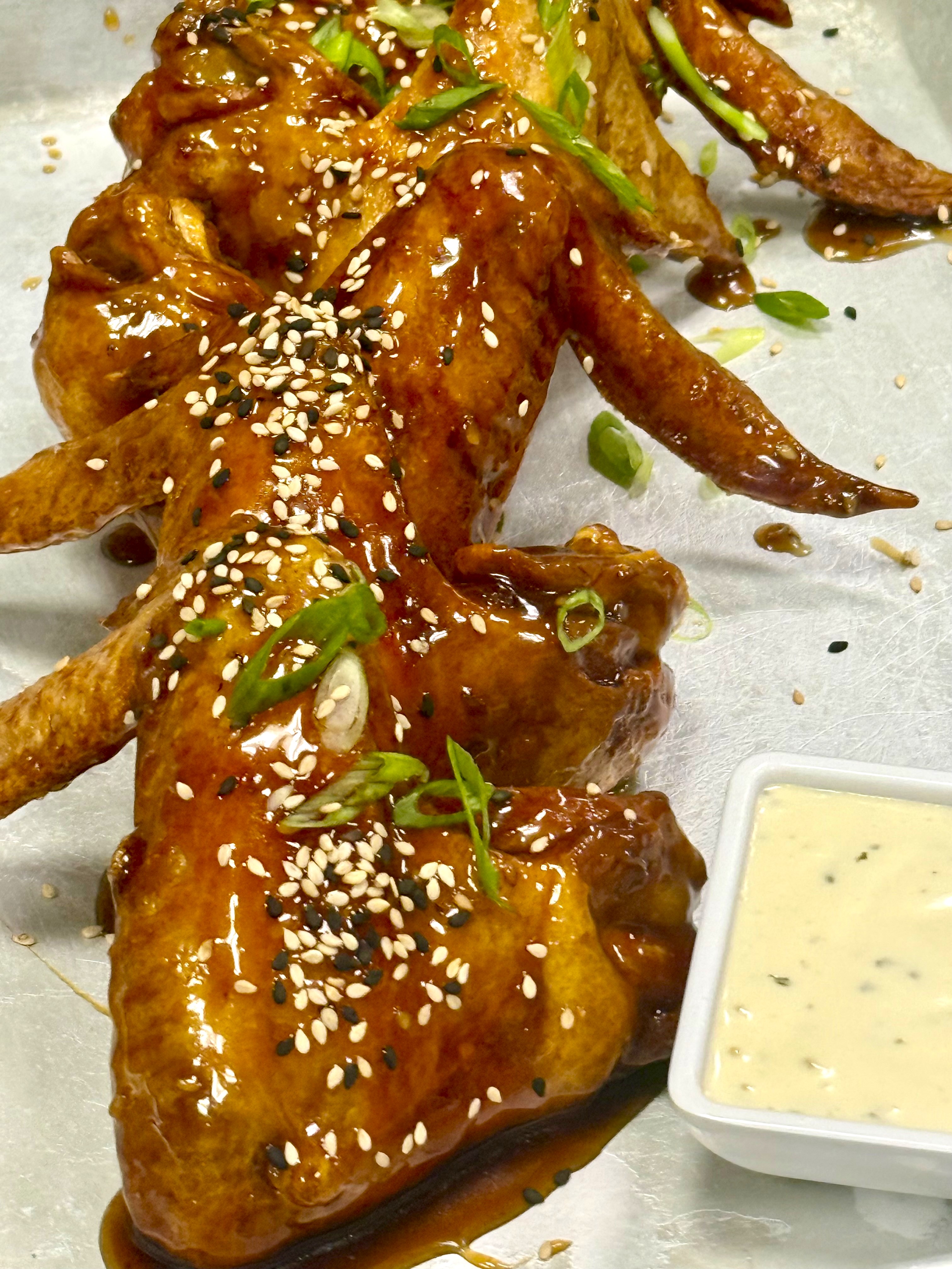SMOKED TERIYAKI WINGS