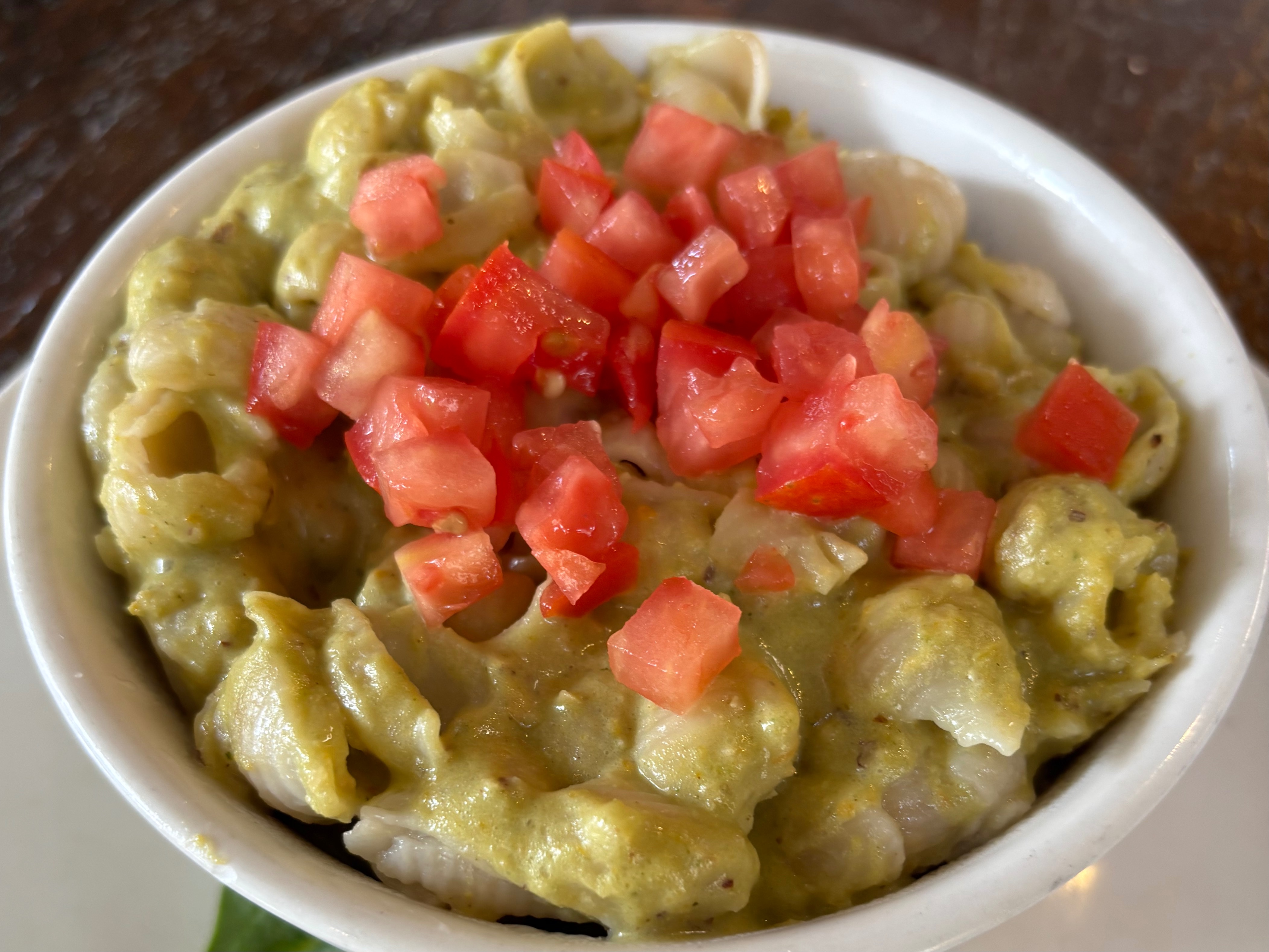 Pesto Mac-n-Cheese (V, *GF)