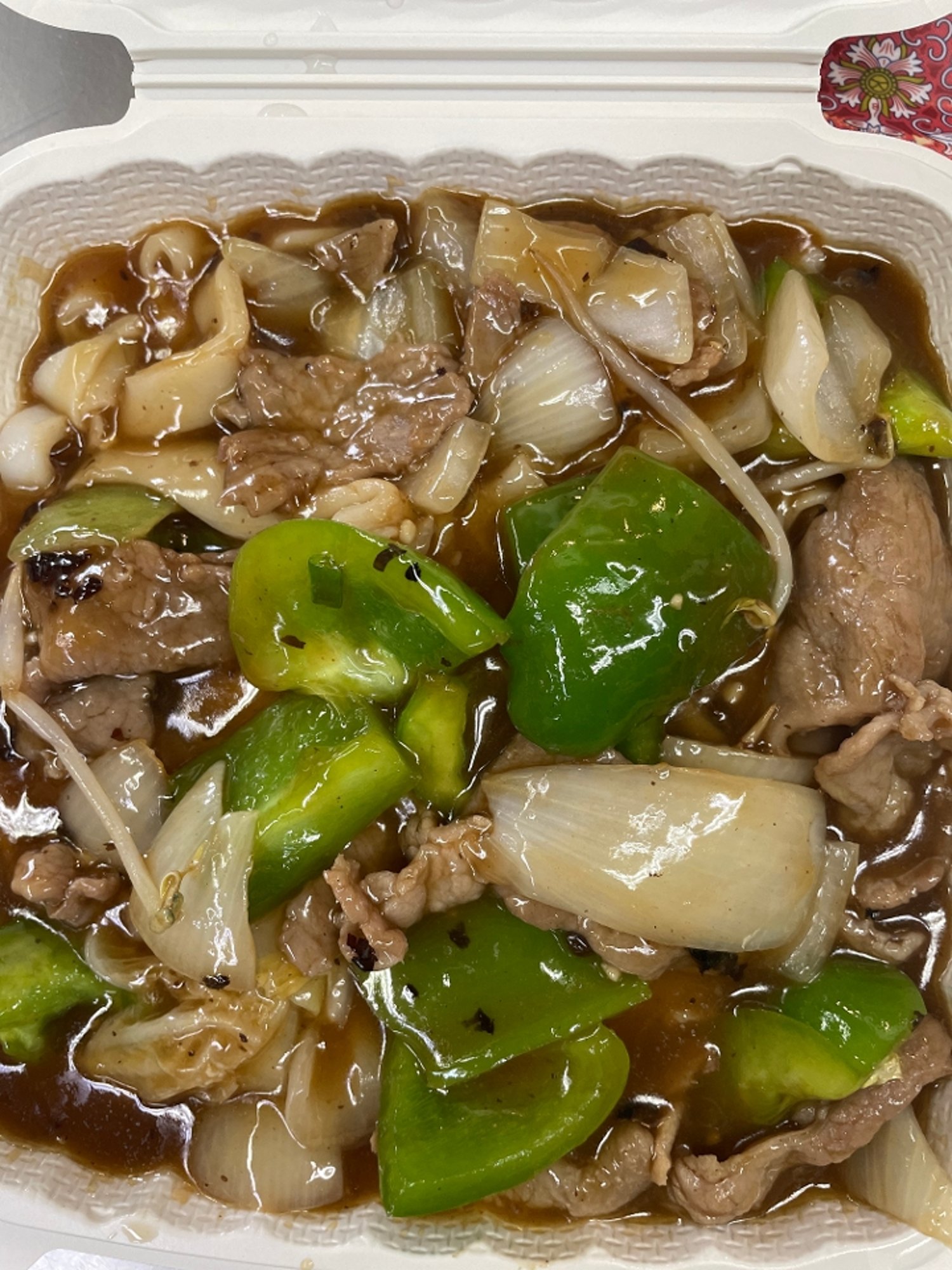 鼓椒牛河 162.Chow Funn with Beef Bean Sauce