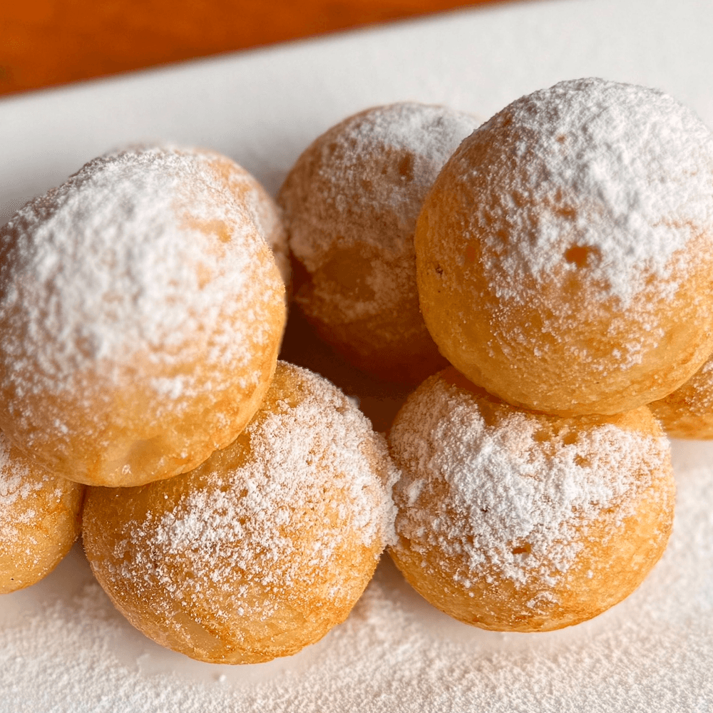 Stuffed Beignets with Cookie Butter Filling