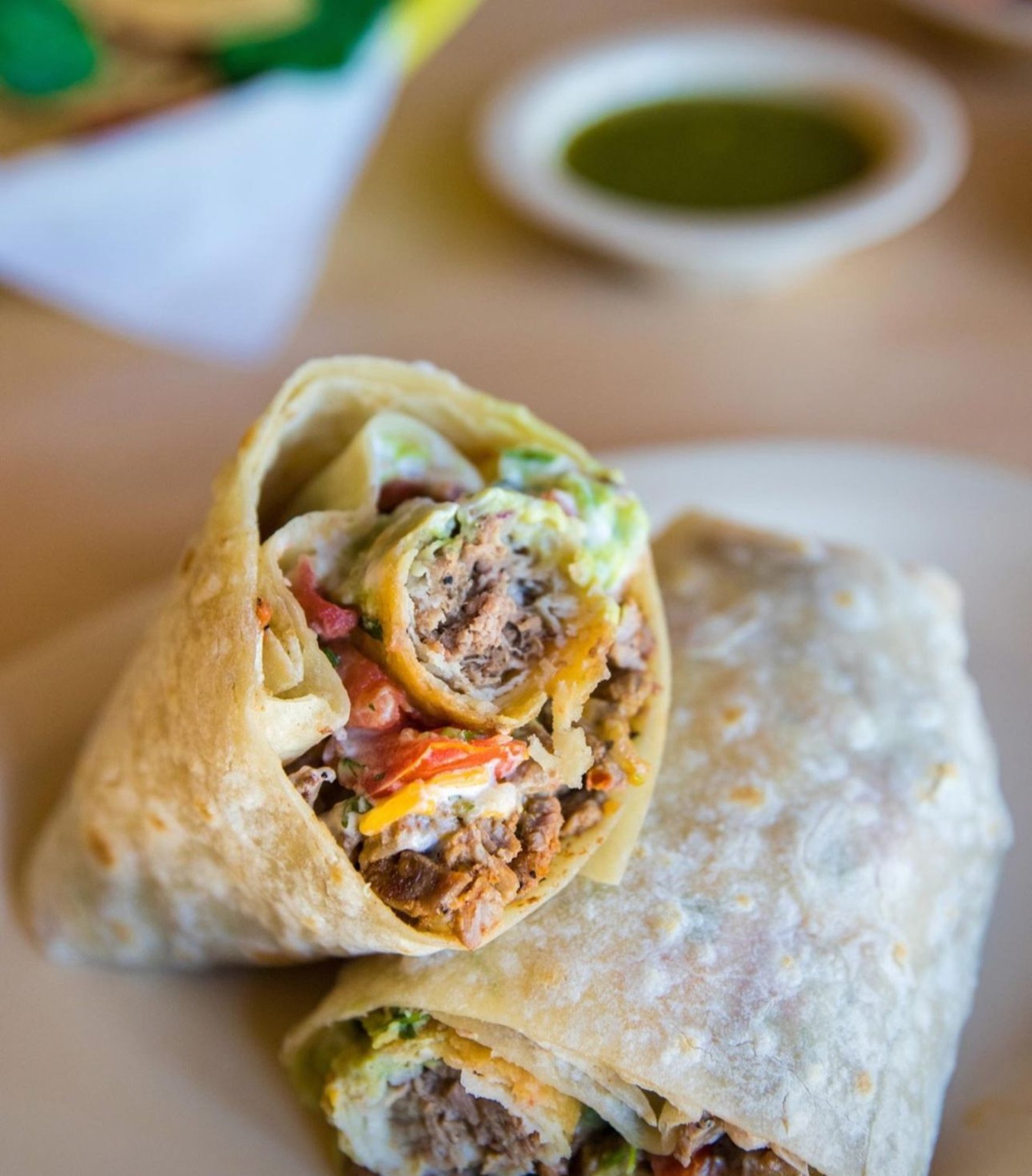 3 Big Rolled Tacos