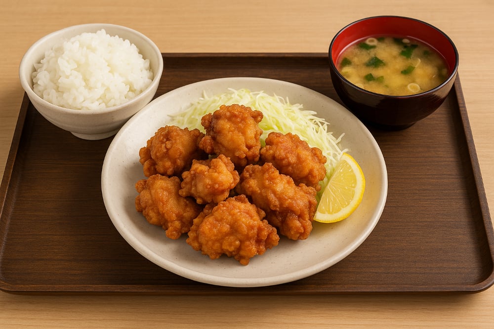 Chicken Karaage Rice Set