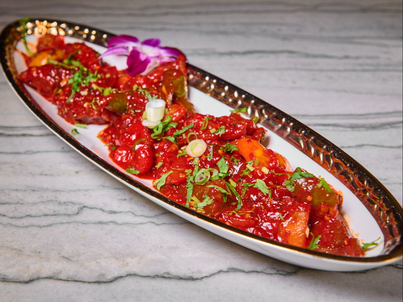 Chilli Garlic Fried Fish