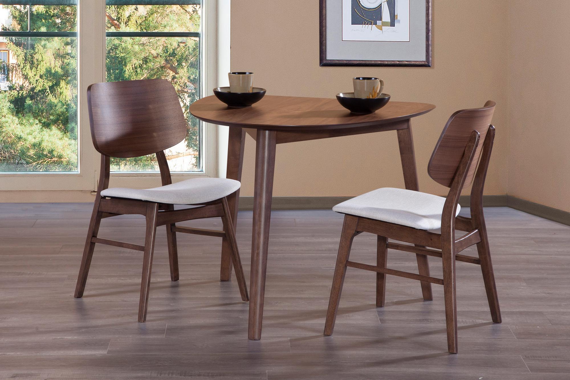 3-Piece Oscar Dining Set - Walnut