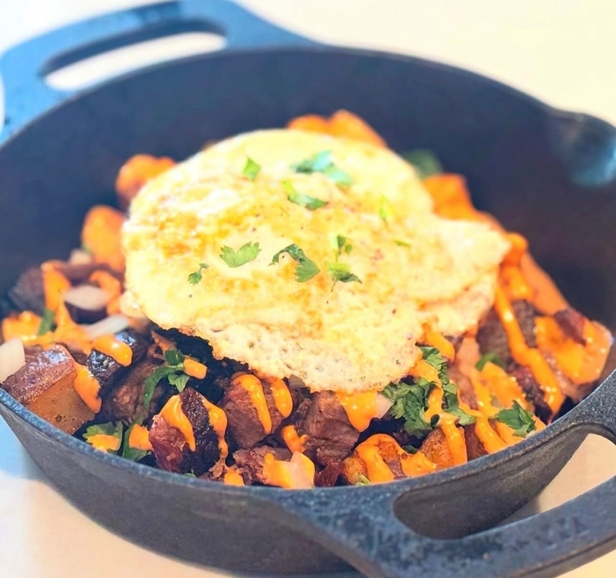 Smoked Brisket Hash & Eggs