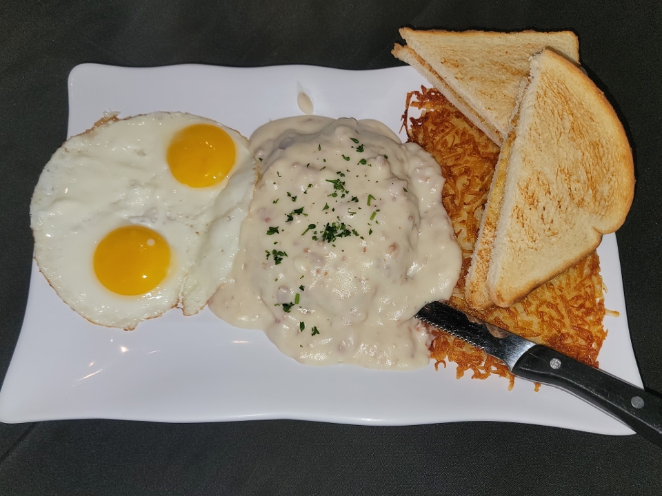 Chicken Fried Steak and Eggs
