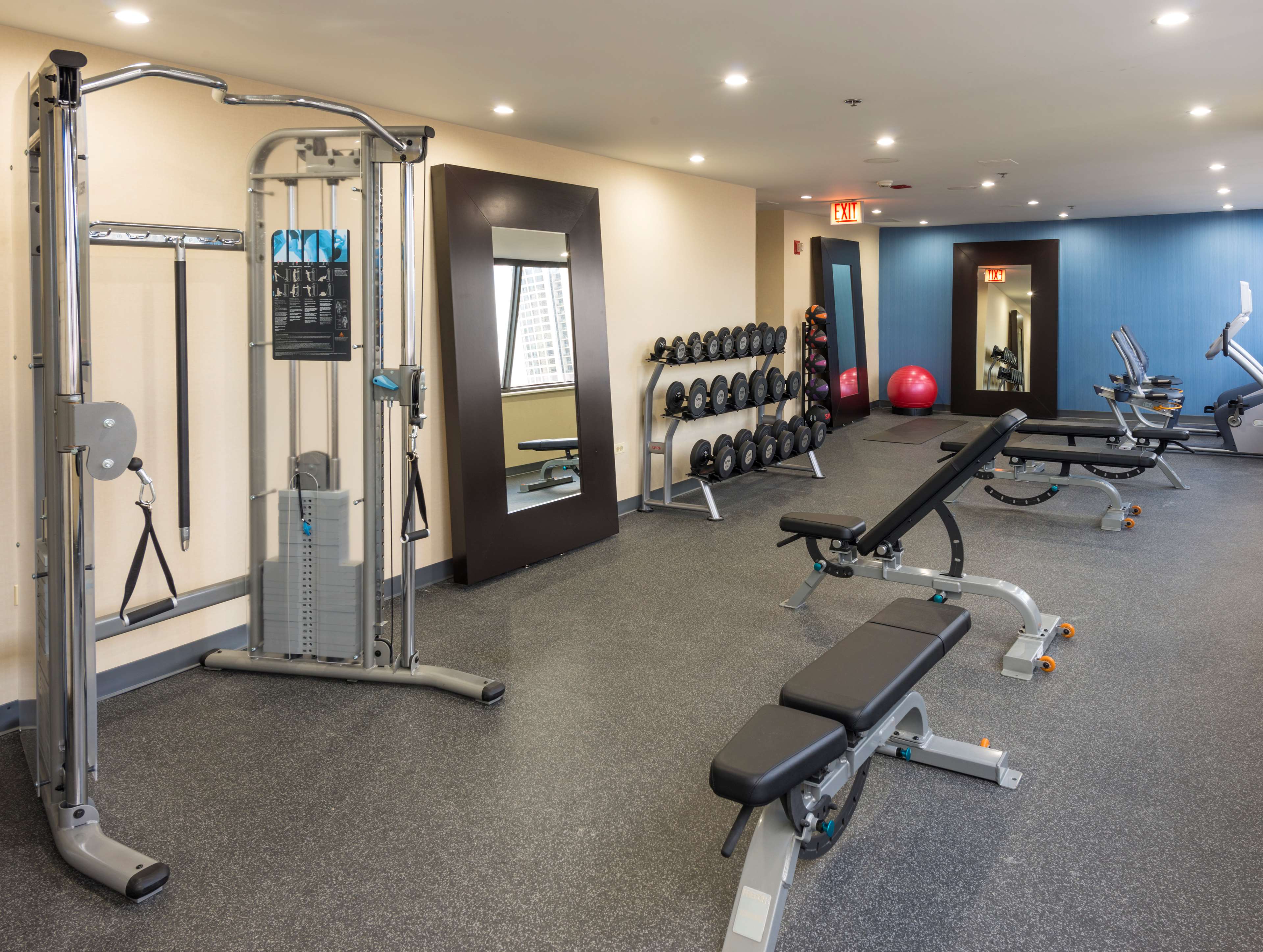 Health club  fitness center  gym