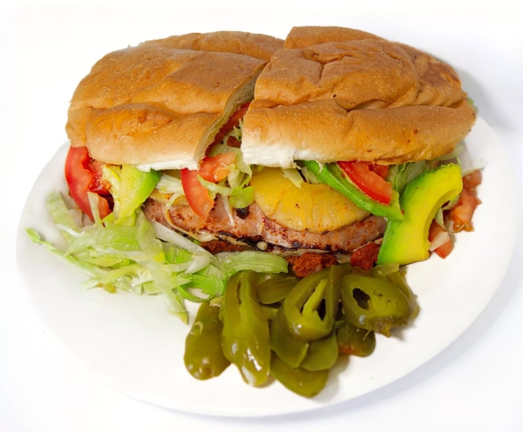 Torta Hawainana Con Pastor (Pork)