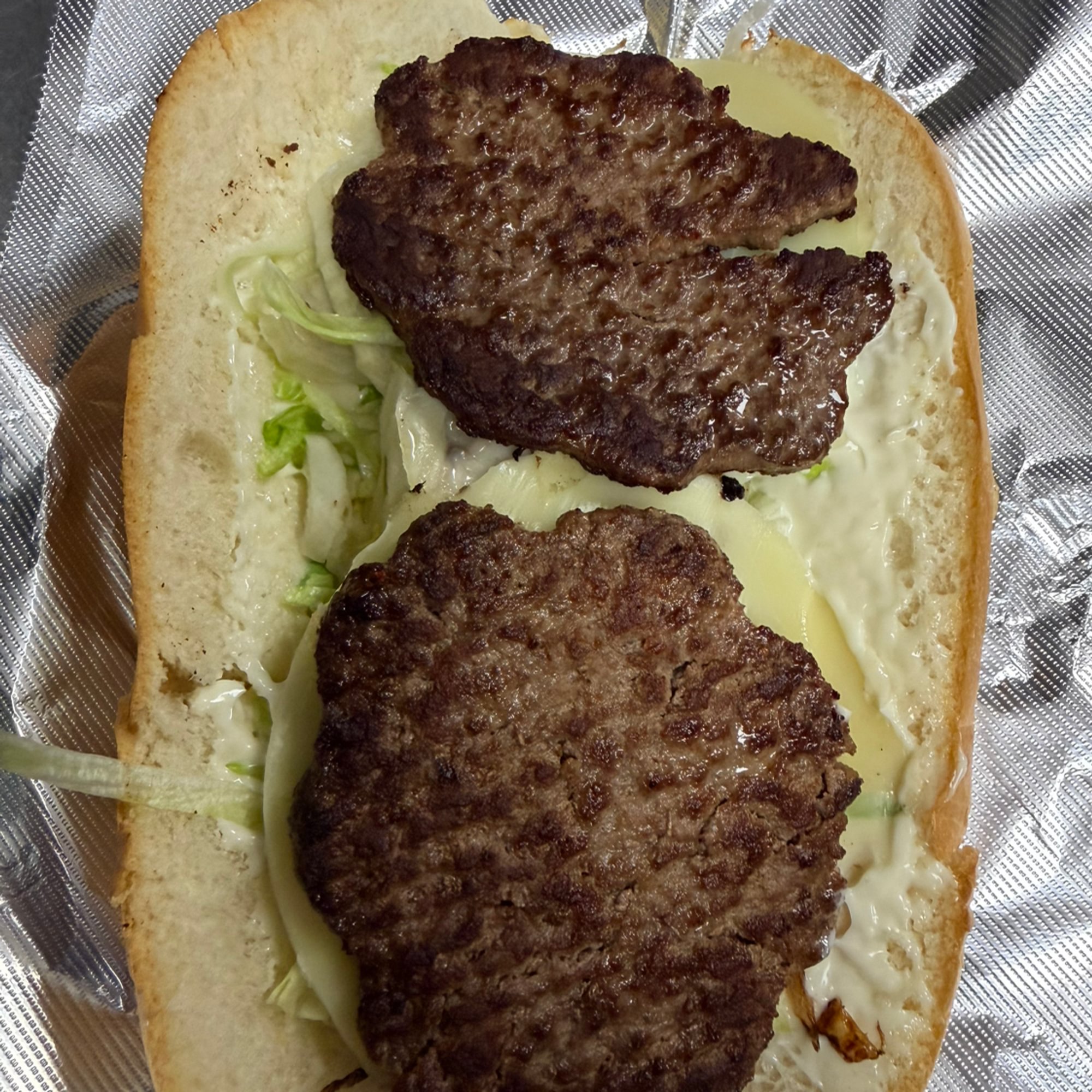 Cheeseburger Sub
