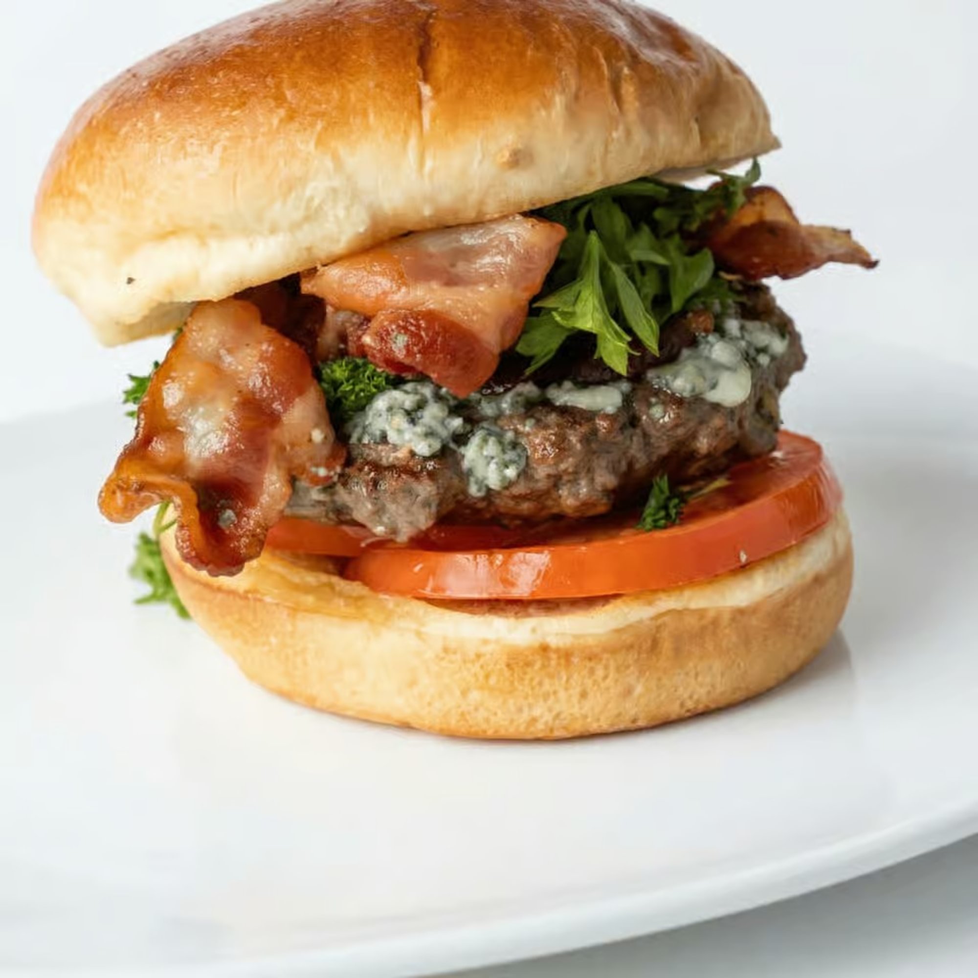 Blue Cheese and Bacon Burger