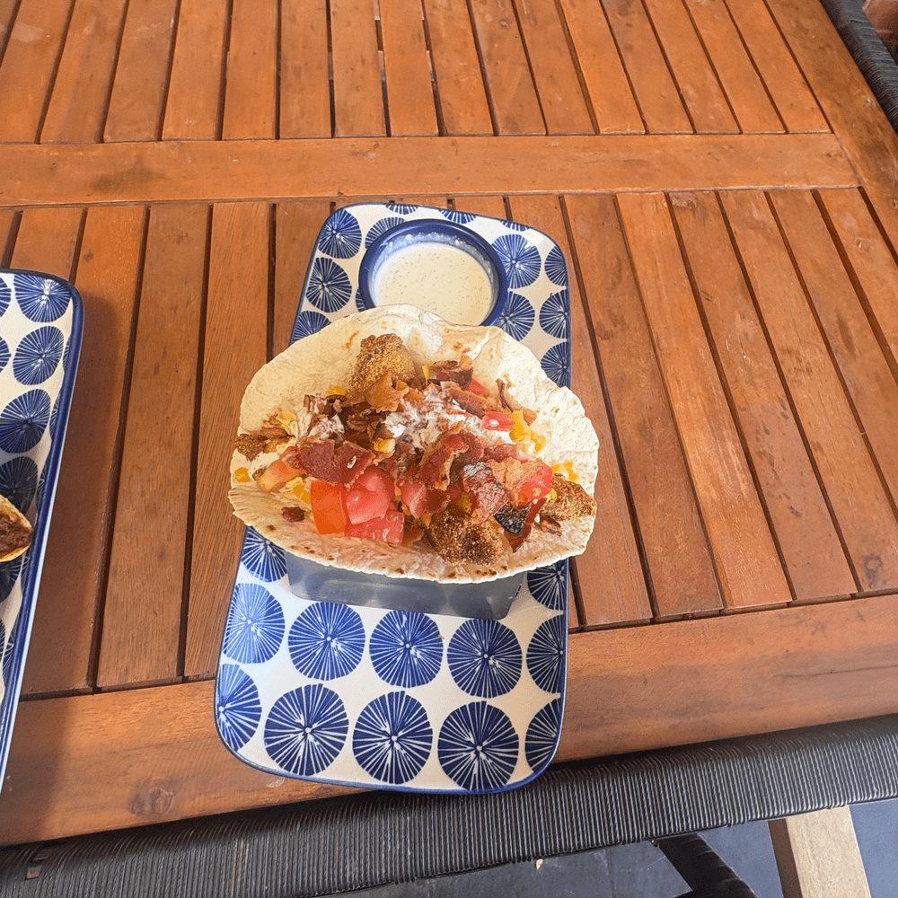 Fried Avocado Taco