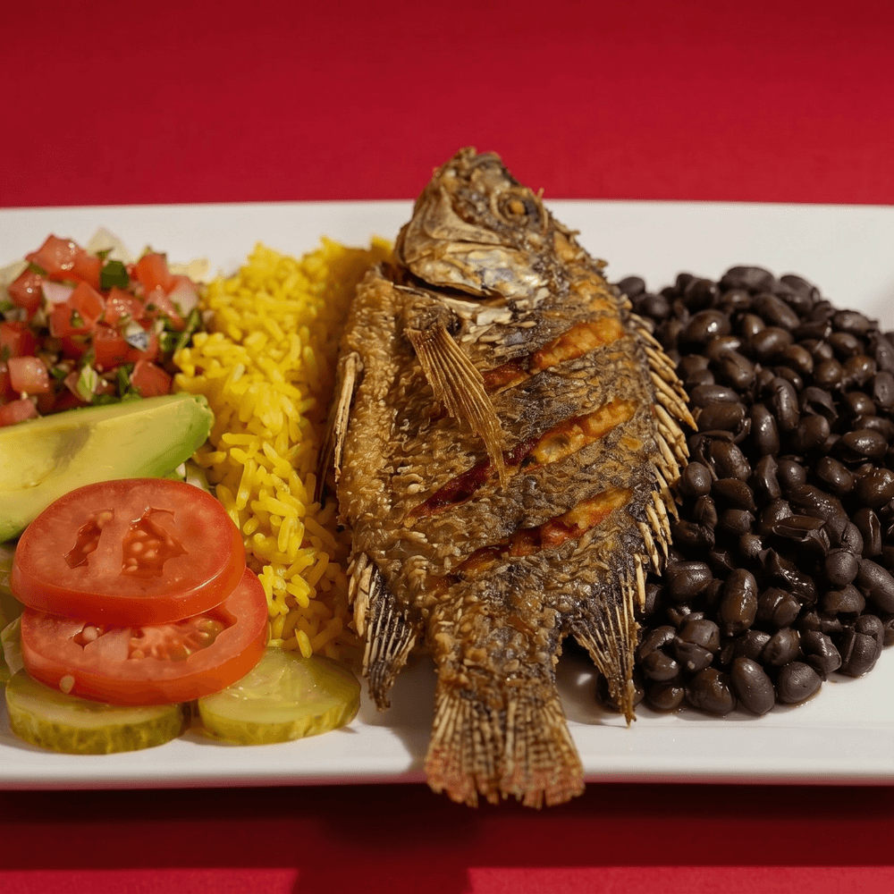 Mojarra Frita Plate