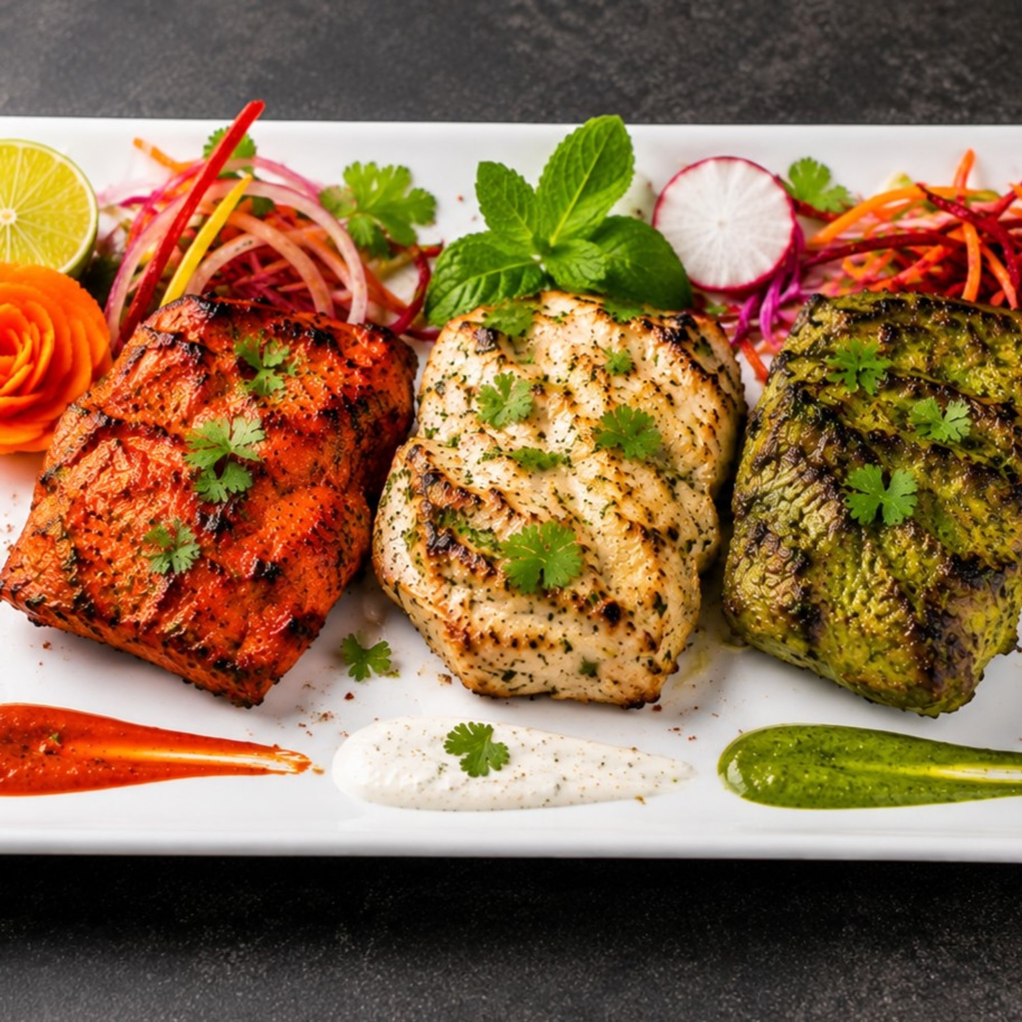 Assorted Chicken Kebabs