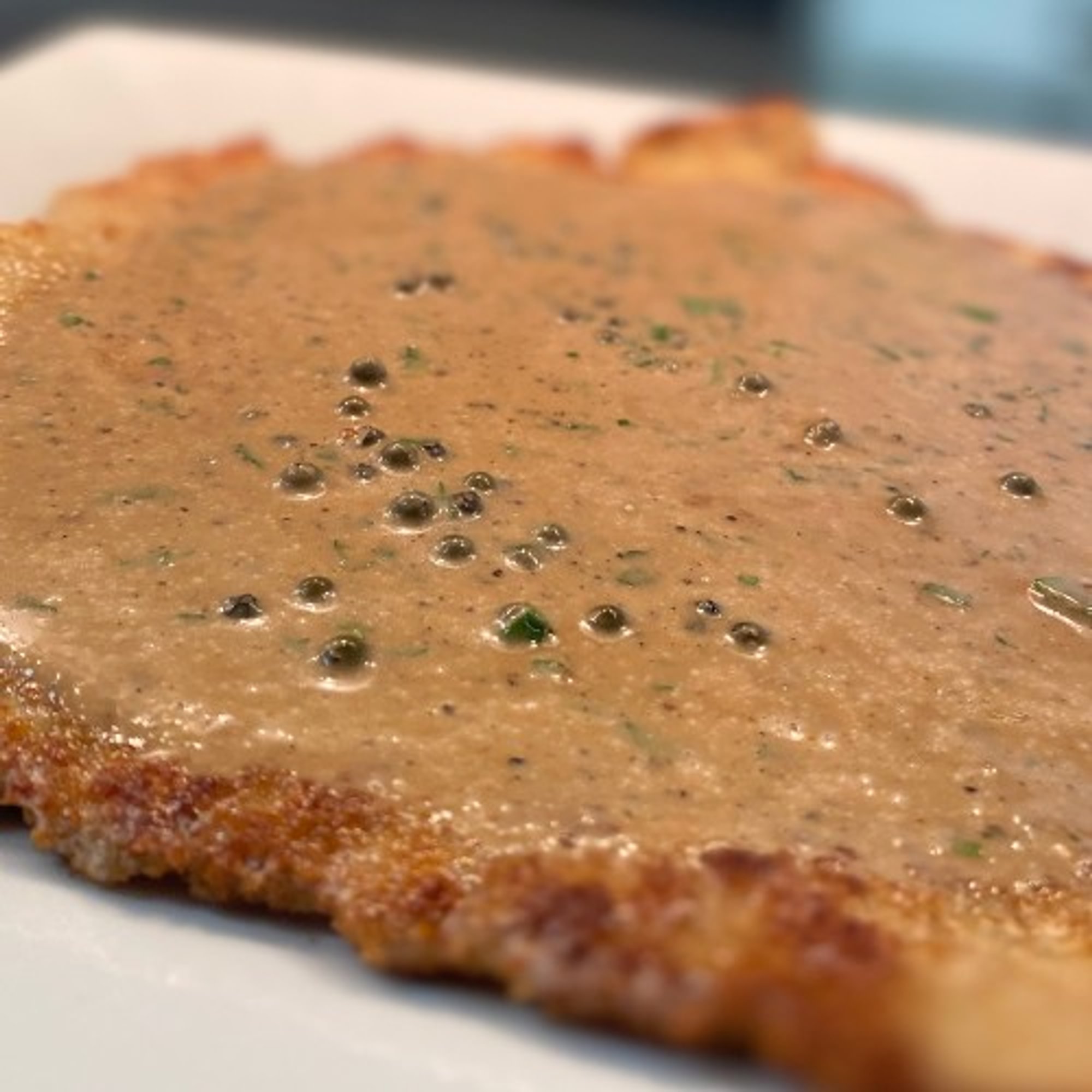 Pfefferkornsauce Schnitzel