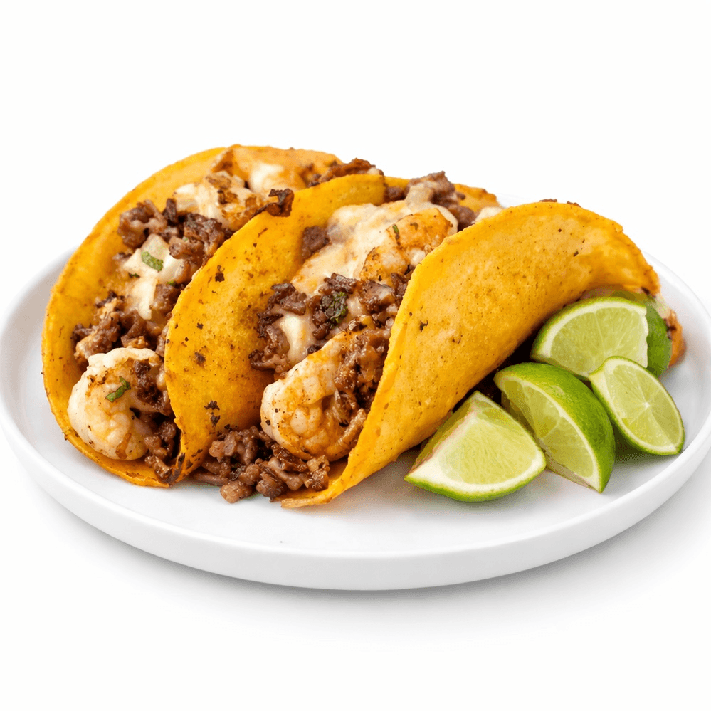 3 Surf ’N’ Turf Tacos