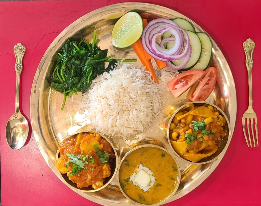 Vegetarian Thakali Thali
