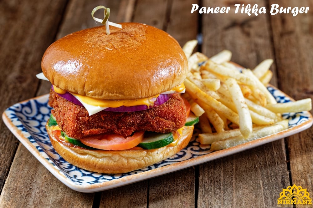 Paneer Tikka Burger