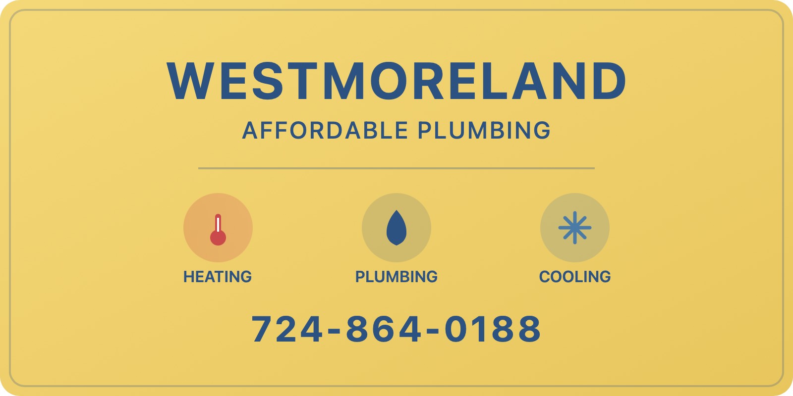 Westmoreland Affordable Plumbing Image