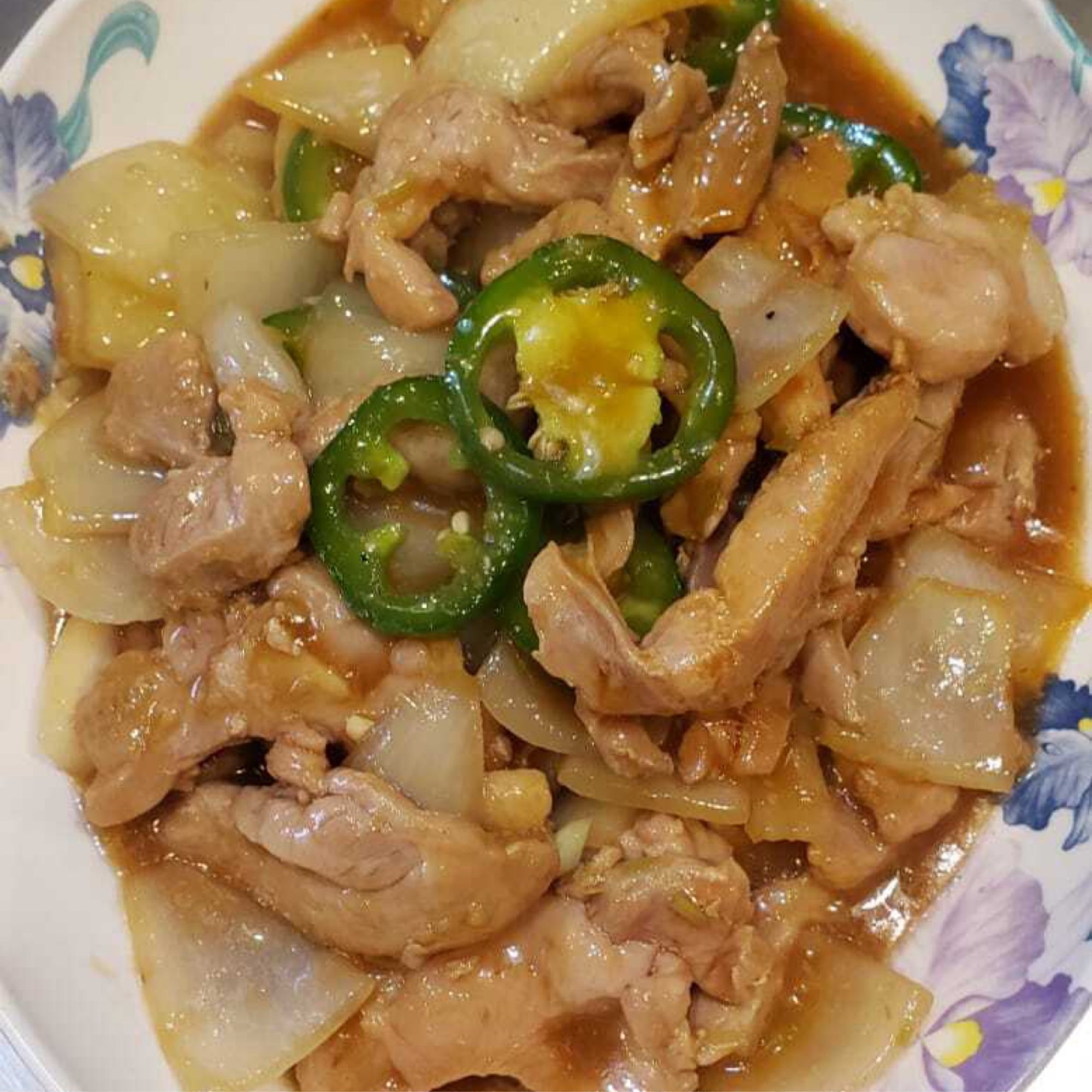 30. Chicken with VN lemon grass - gà sả