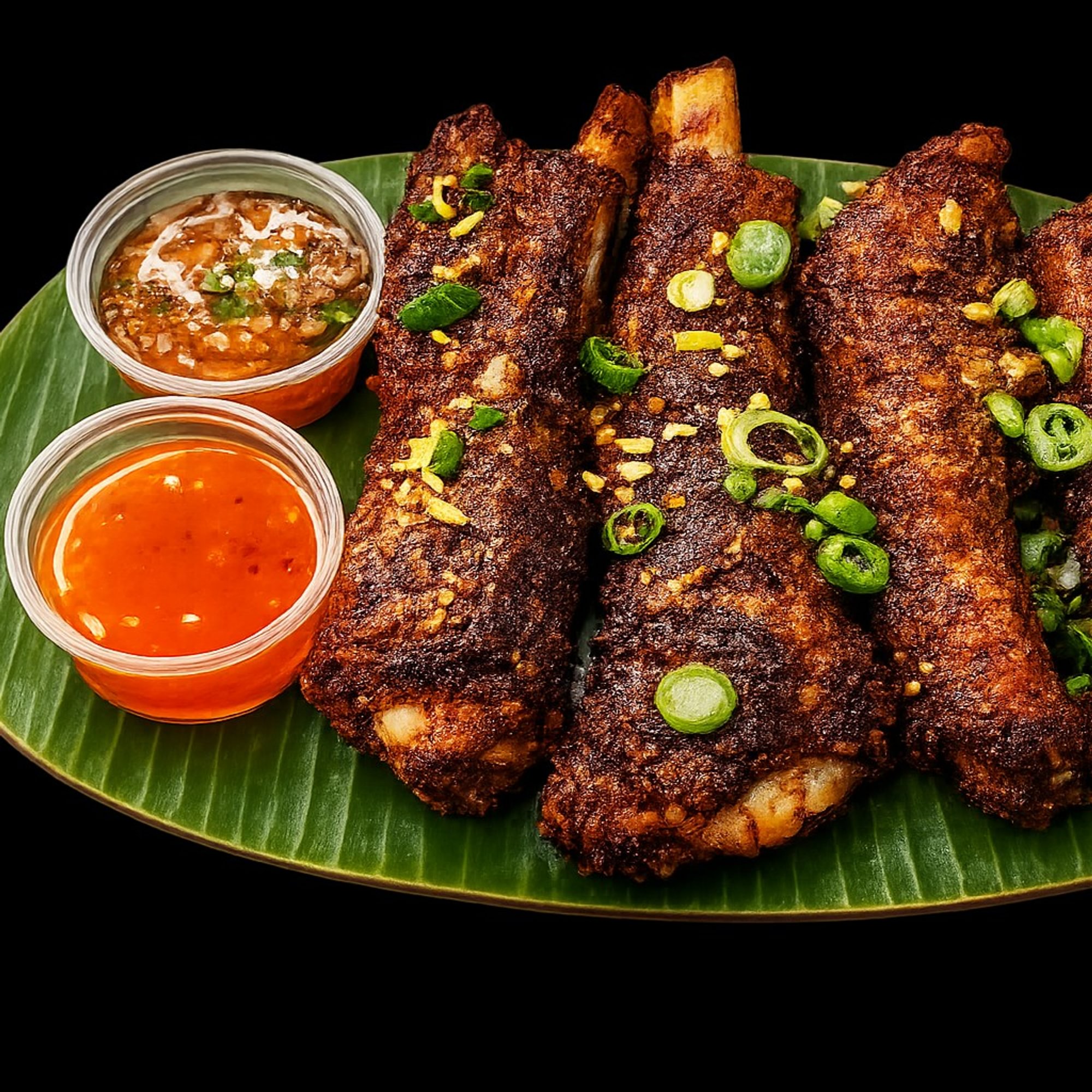 Fried Pork Ribs (4 Pieces)