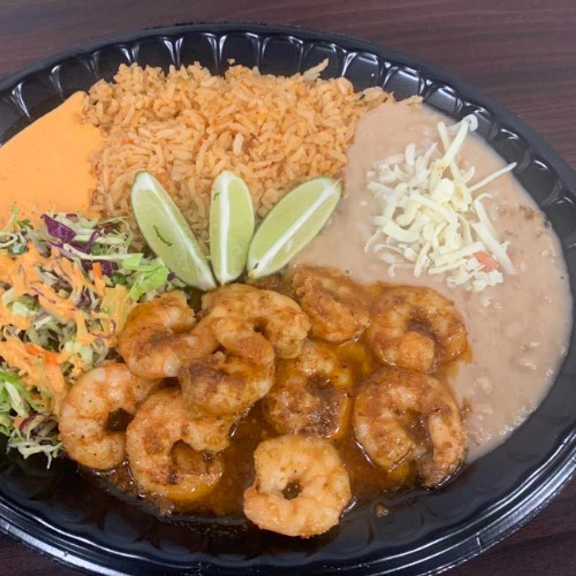 Shrimp Ala Diabla Plate