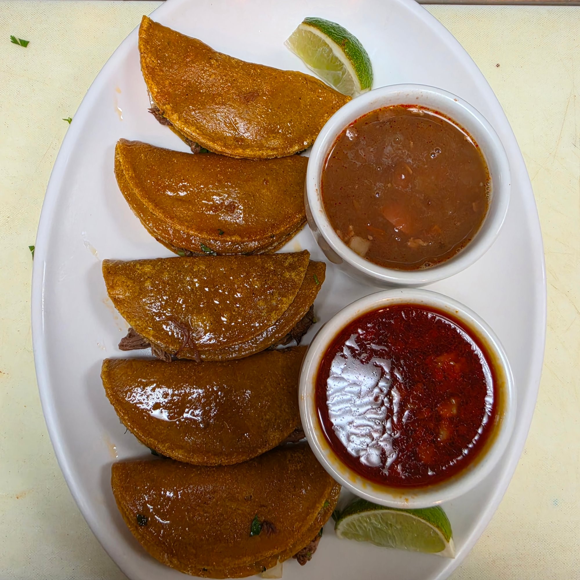 Combo 5 Street Tacos de Birria