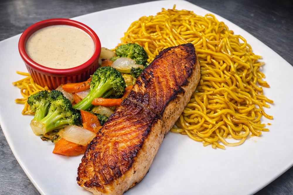 Hibachi Salmon