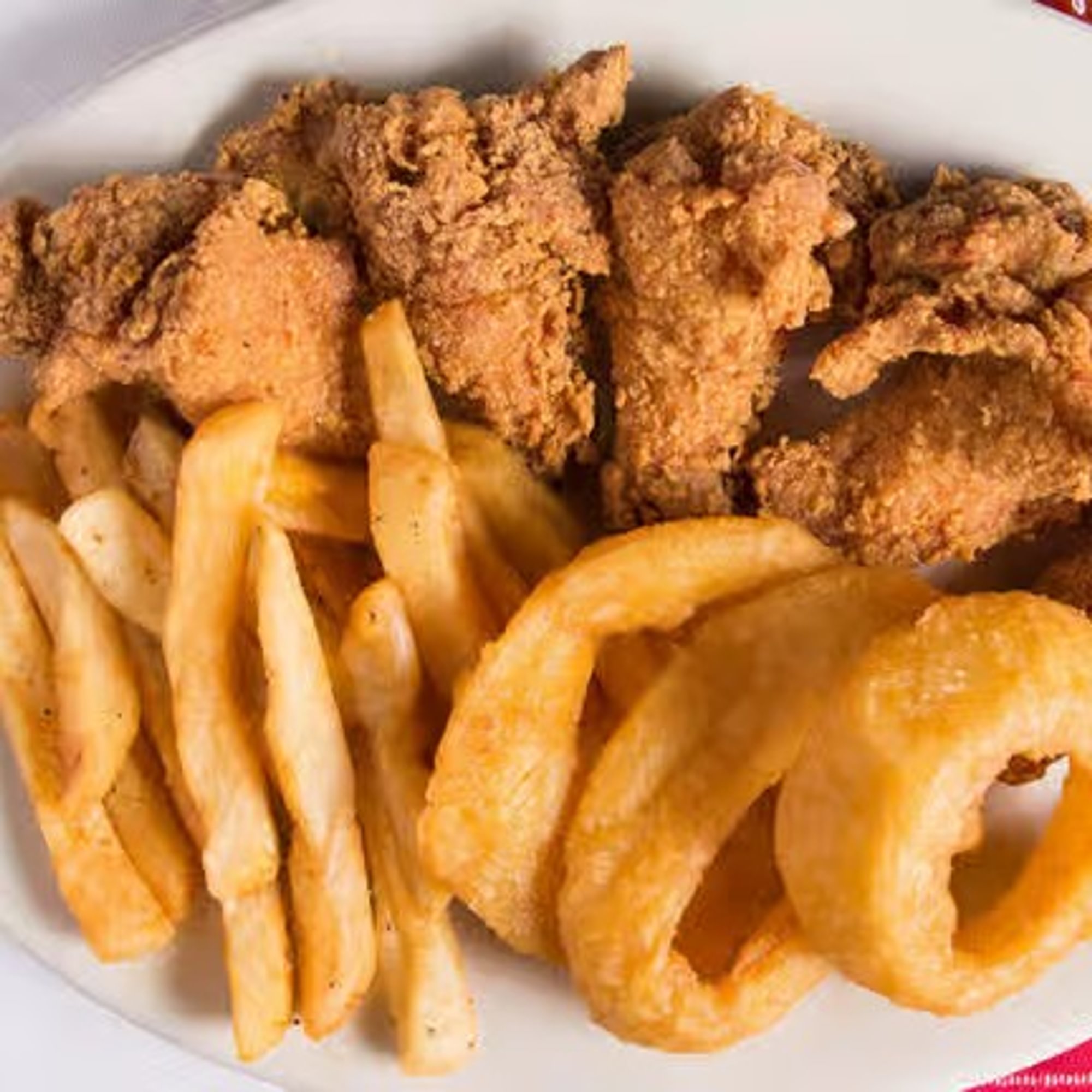 Famous fried chicken wing basket
