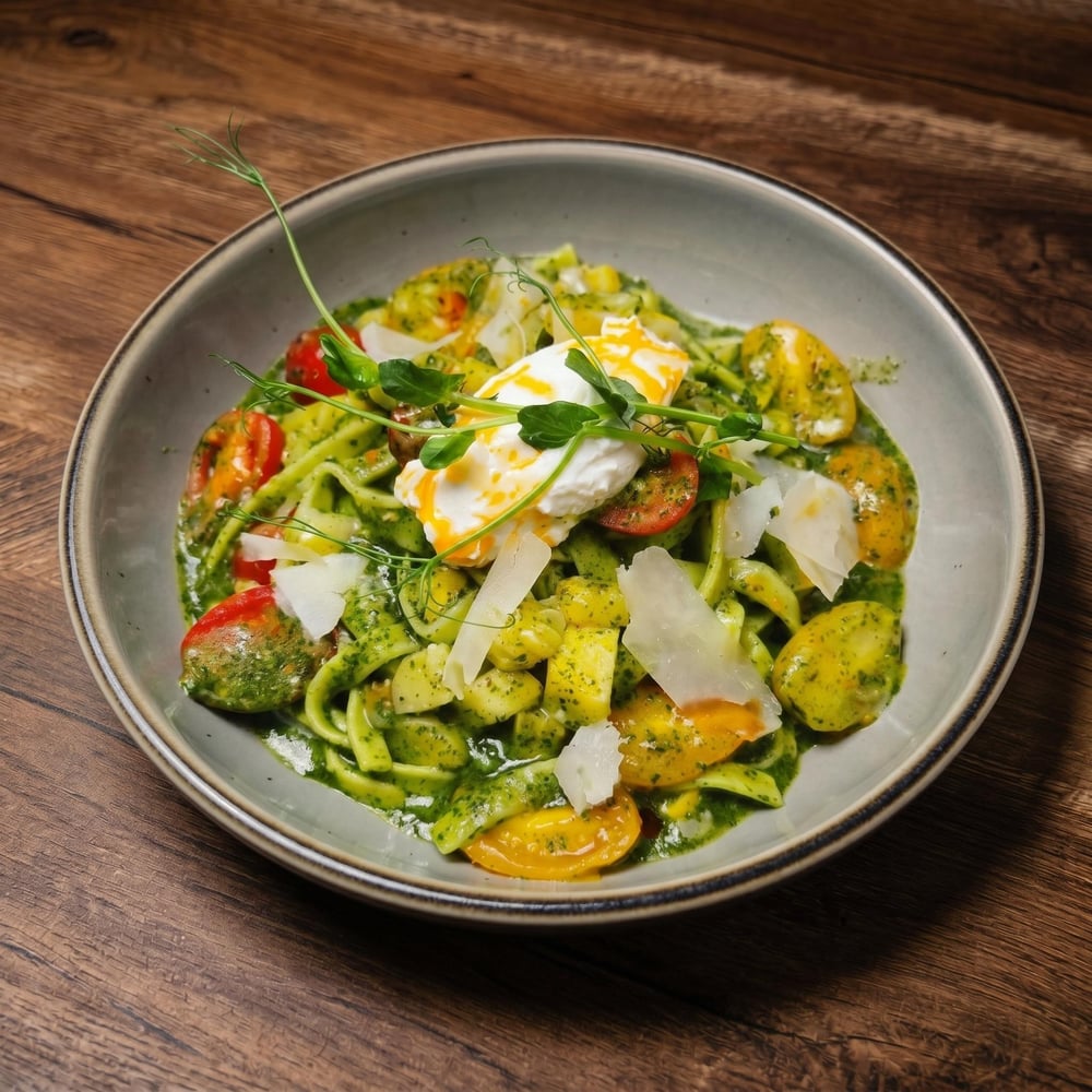 Spinach Fettuccine
