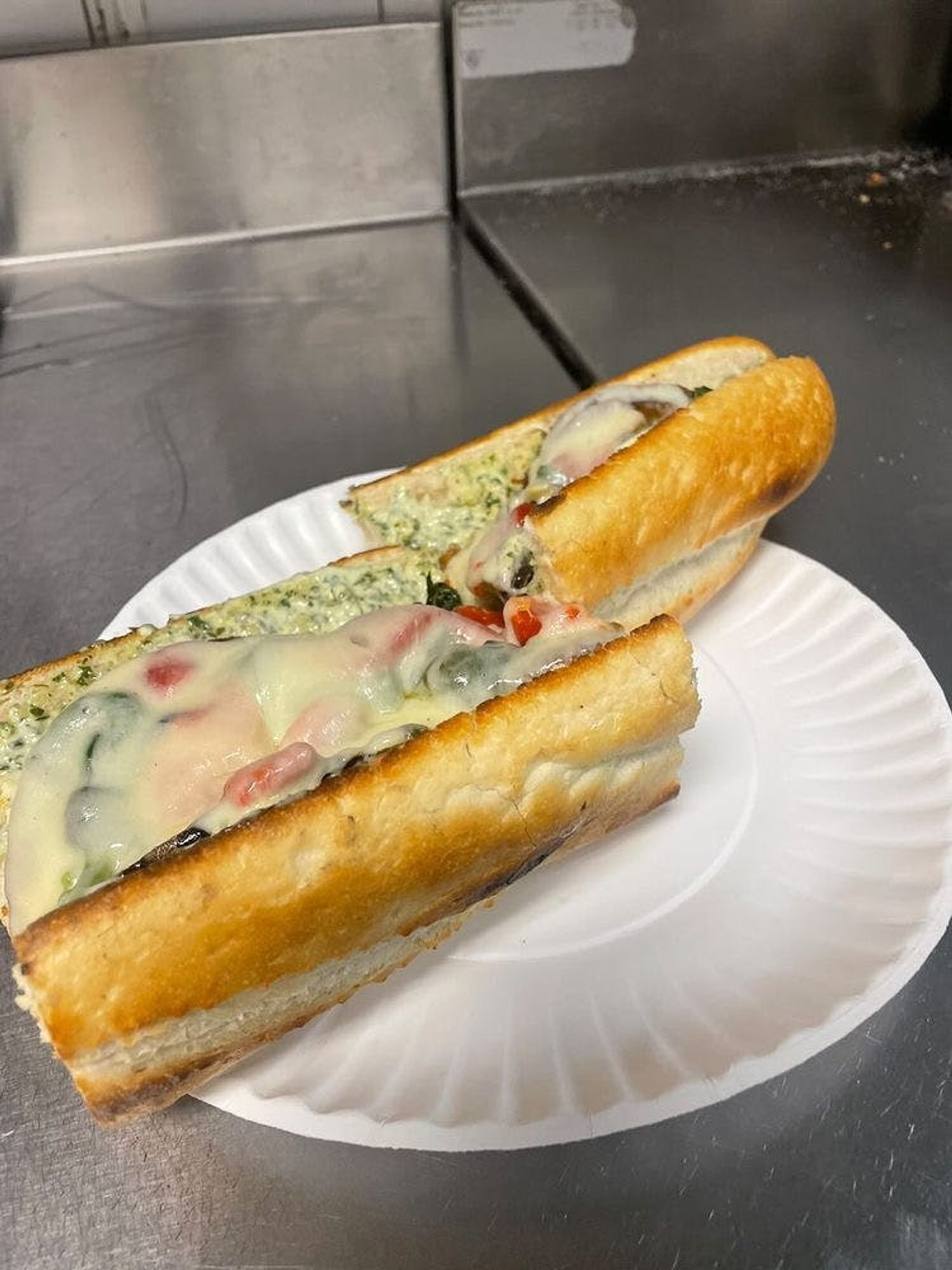 Enzo's Eggplant Bonanza Sandwich