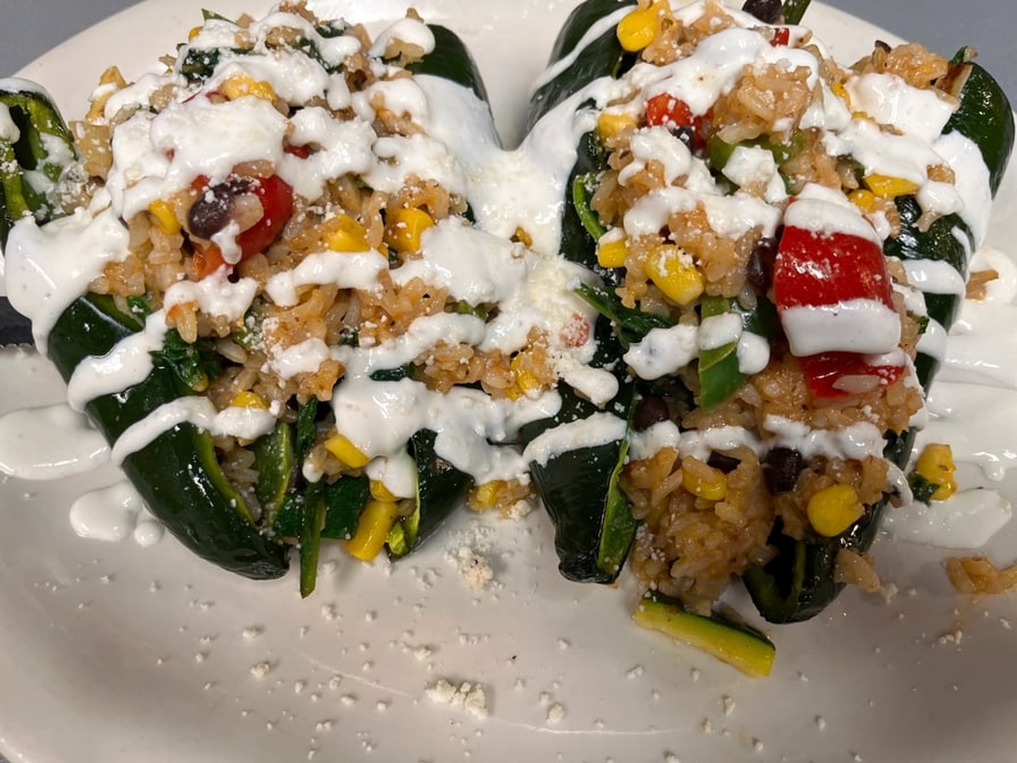 Poblanos Ranchero Dinner