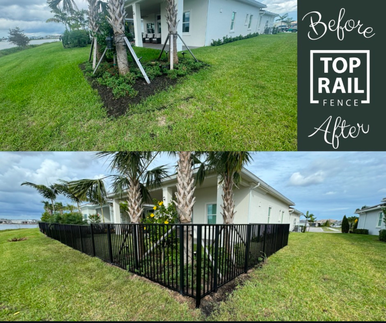 Top Rail Fence Pompano Beach Image