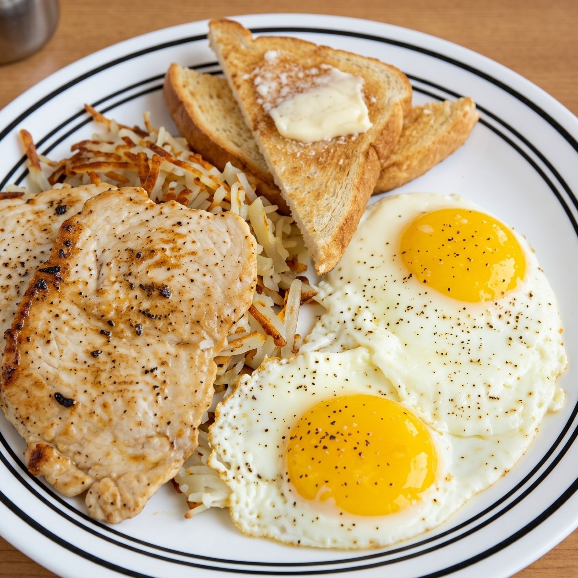 Pork Chop Breakfast