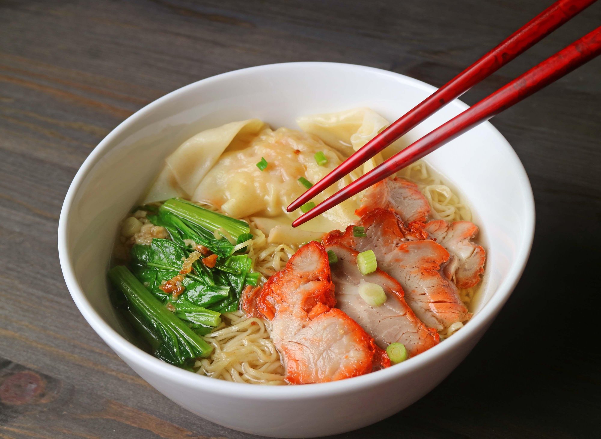 Egg Noodle Wonton BBQ pork