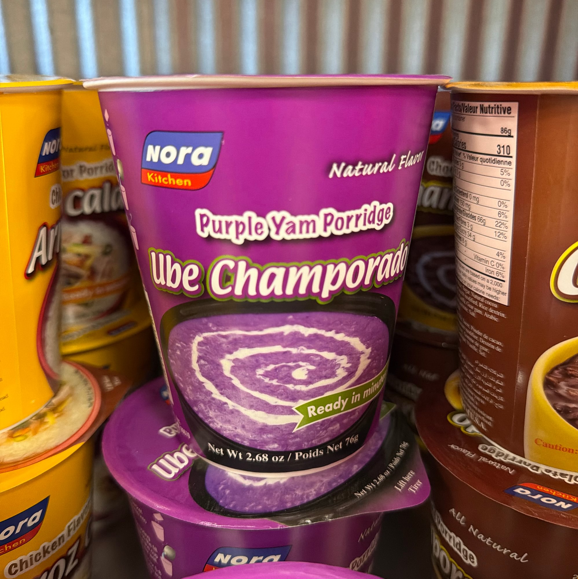 Nora champorado Ube