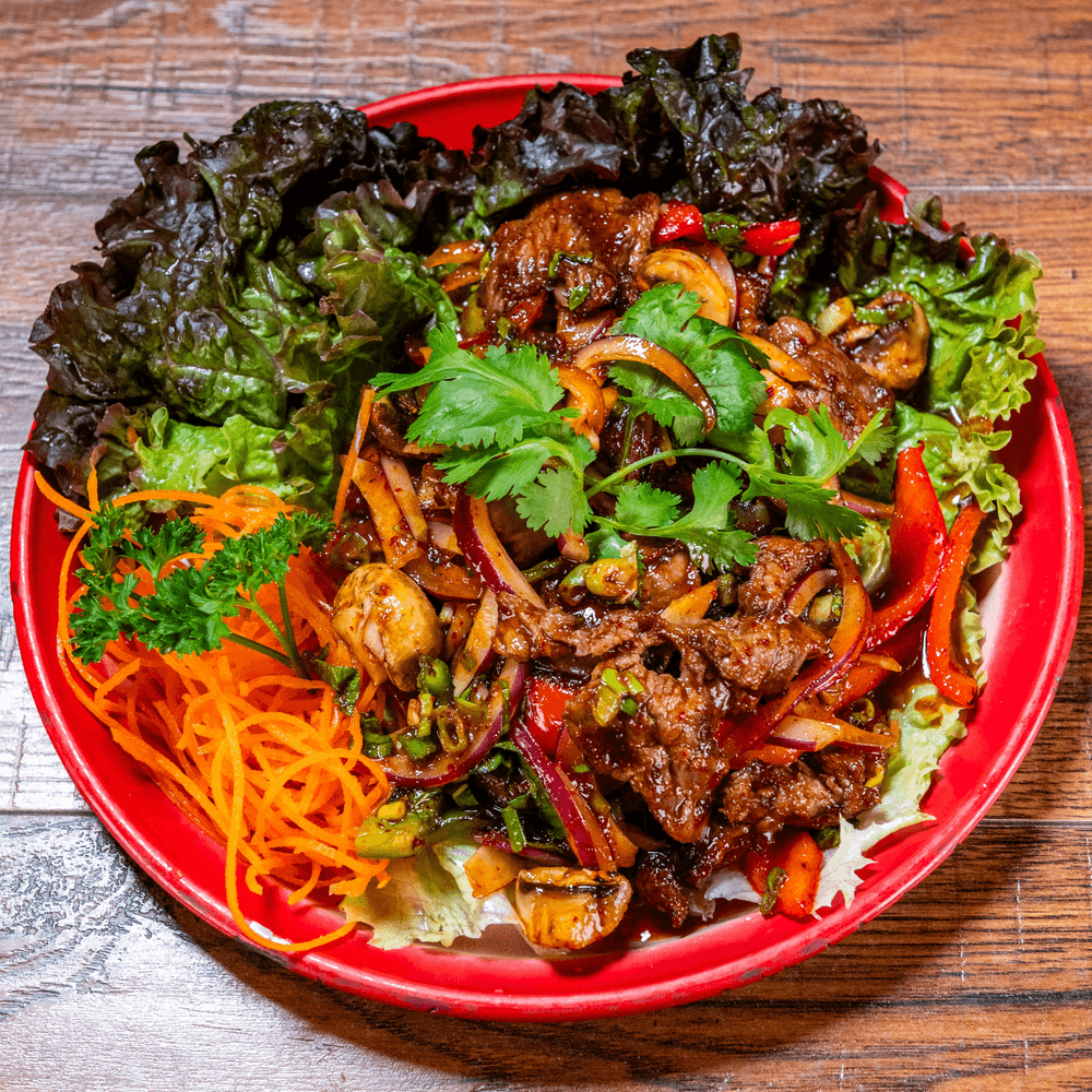 Spicy Grilled Beef Salad