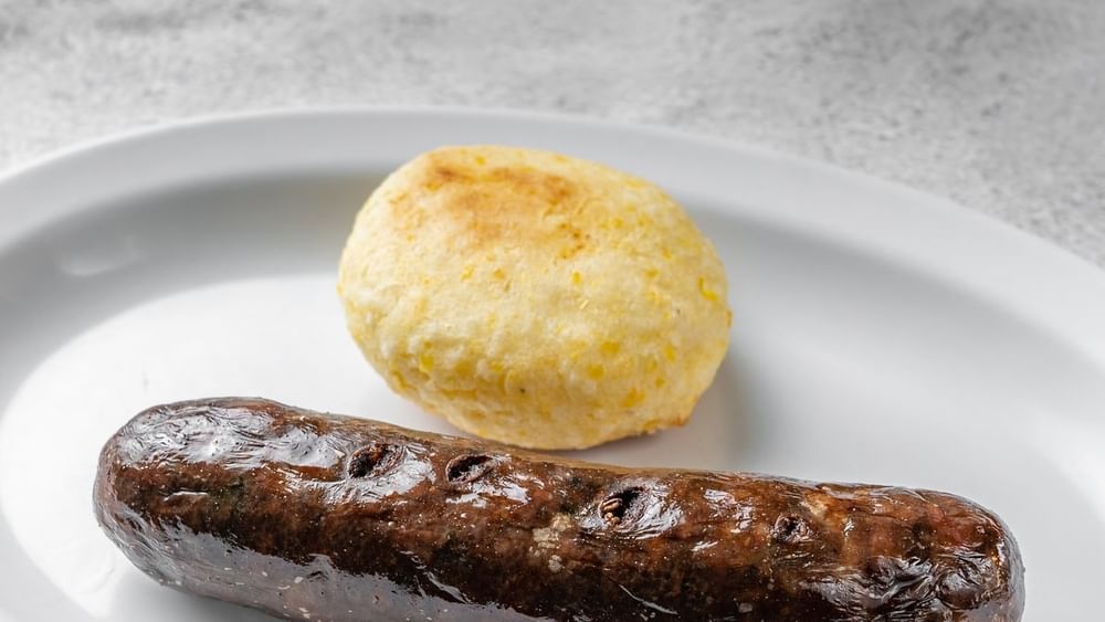 Morcilla Con Arepa