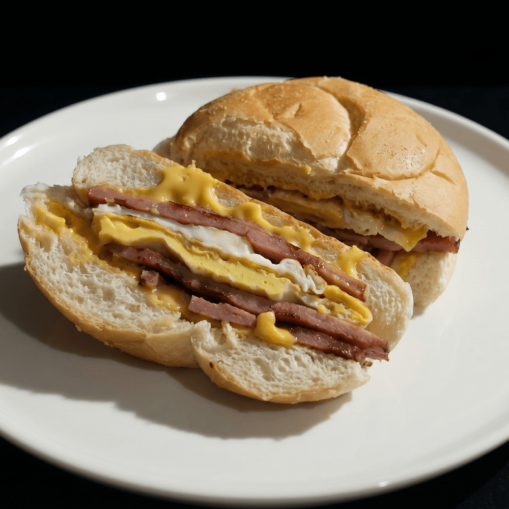 Meat, Egg, Cheese Sandwich
