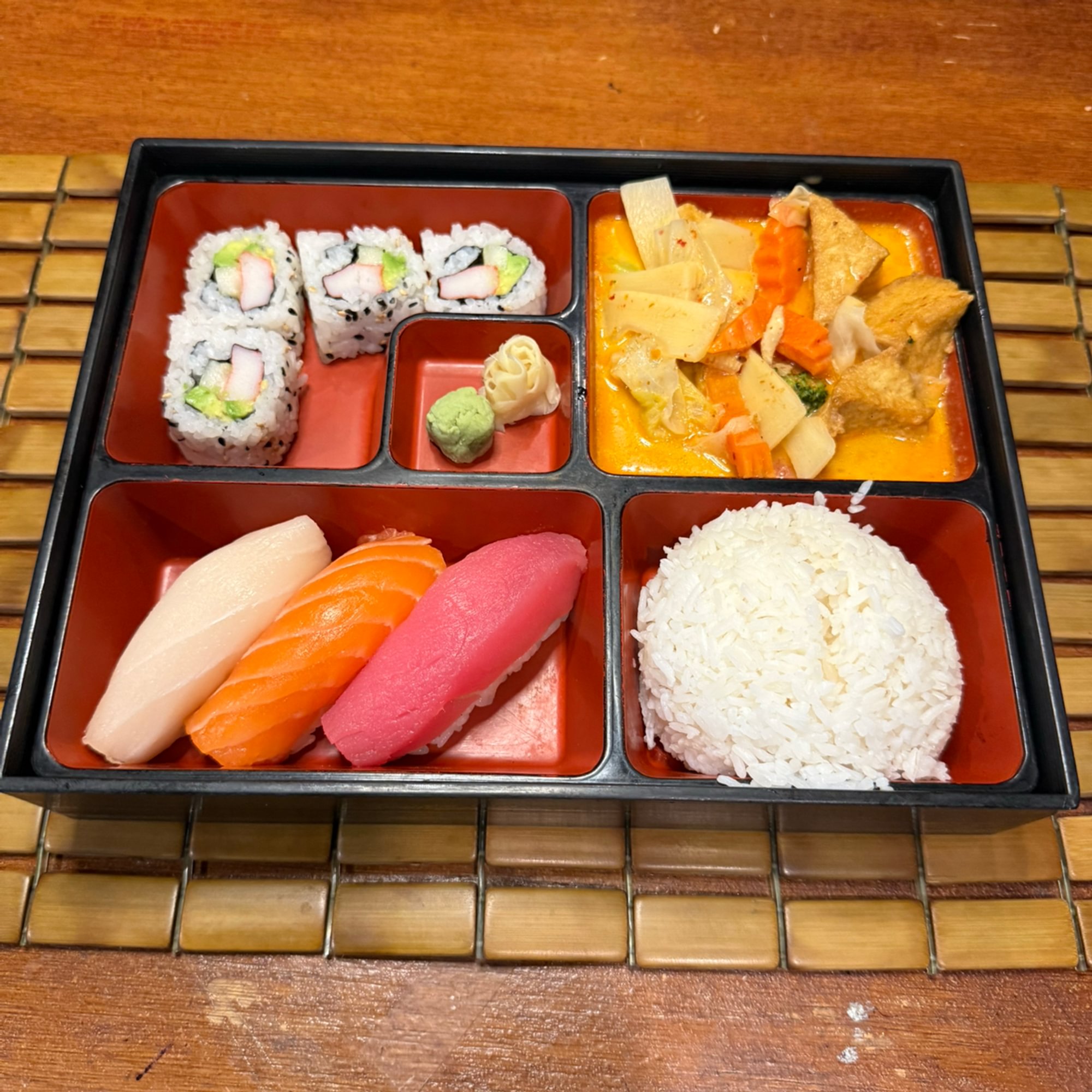 Red Curry Bento