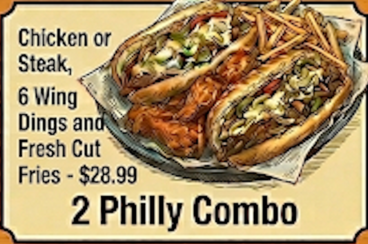2 Philly Combo (online)