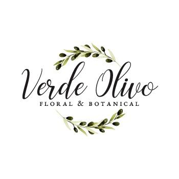 Verde Olivo Floral &amp; Botanical Logo