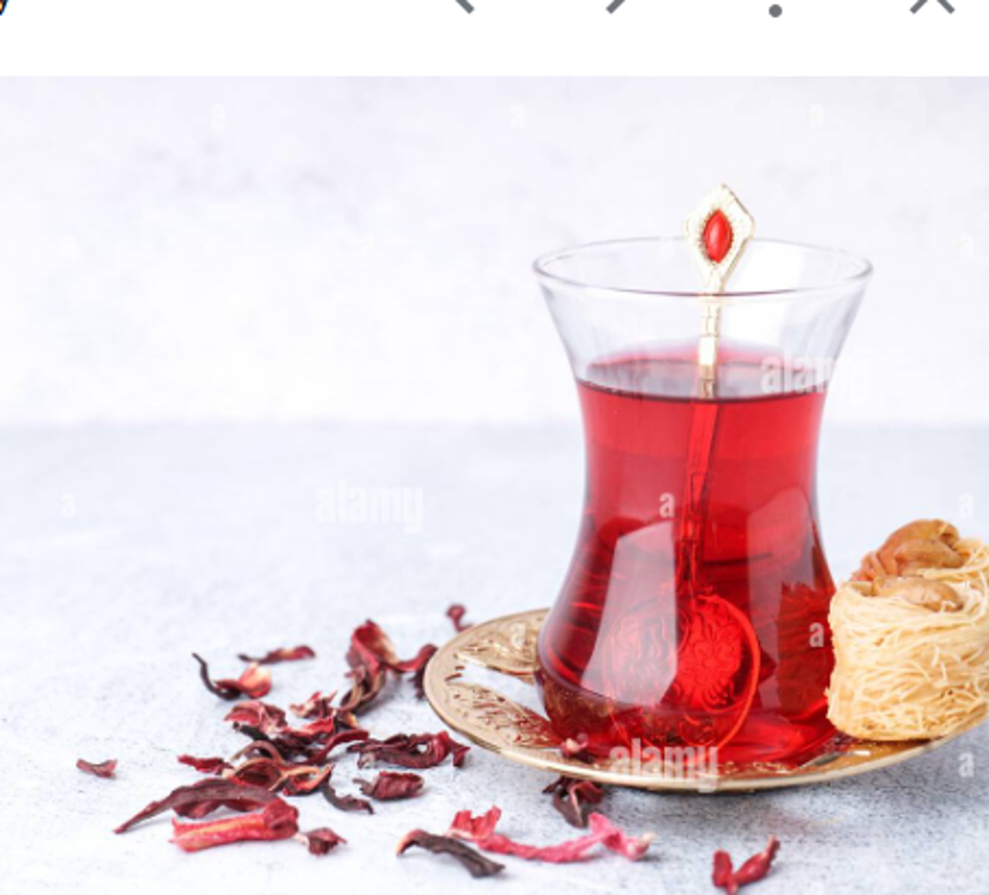Hot Hibiscus tea