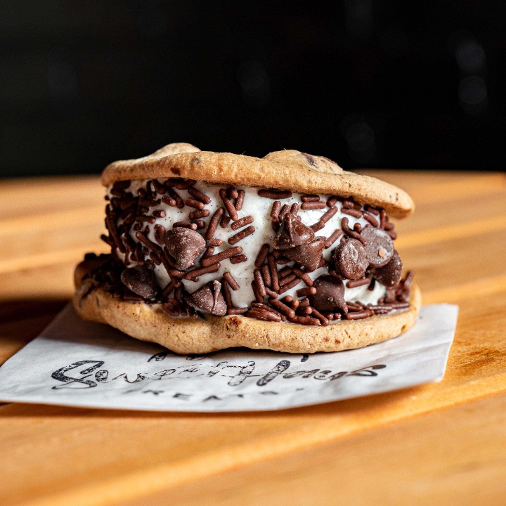 Chocolate Chip Ice Cream Sandwich